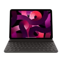 Apple Smart Folio Keyboard für das Apple iPad Air 11 Zoll (2025) M3 / (2024) M2 / iPad Pro 11 (2018/2020/2021/2022) / Air 5 (2022) / Air 4 (2020) - QWERTZ - Schwarz