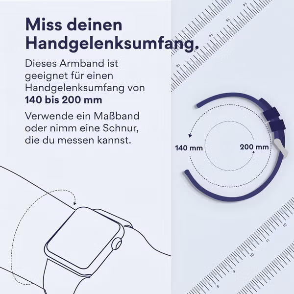imoshion Silikon-Armband⁺ für Apple Watch | 44/45/46/49 mm - Leopard