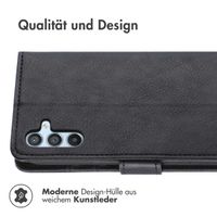 imoshion Luxuriöse Klapphülle Samsung Galaxy A34 (5G) - Schwarz