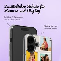 Personalisierte Hülle mit Filmrolle N°3 Apple iPhone 16 - Transparent