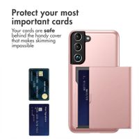 imoshion Backcover mit Kartenfach Samsung Galaxy S22 - Rosé gold