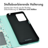 imoshion Design Klapphülle für das Motorola Moto G04 / G24 - Blue Flowers