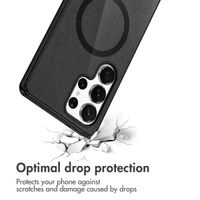 imoshion Sparkle Back Cover mit MagSafe Samsung Galaxy S24 Ultra - Glitter Schwarz