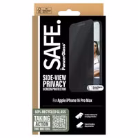 SAFE by PanzerGlass Ultra Wide Fit Screen Protector mit Sichtschutz inkl. Applikator für das Apple iPhone 16 Pro Max