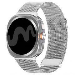 imoshion Mailändische Magnetarmband für Samsung Galaxy Watch Ultra 2 (2026) / Ultra (2024/2025) - Silber