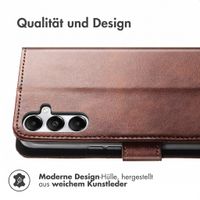 imoshion Luxuriöse Klapphülle Samsung Galaxy A16 - Dunkelbraun