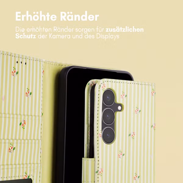 imoshion Design Klapphülle Samsung Galaxy S25 FE - Garden Stripes