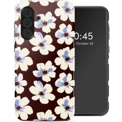 Selencia Vivid Back Cover Samsung Galaxy A36 / A56 - Choco Flower Pop