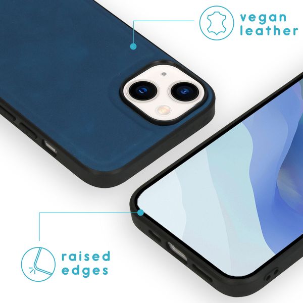 imoshion Entfernbare 2-1 Luxus Klapphülle Apple iPhone 14 - Blau