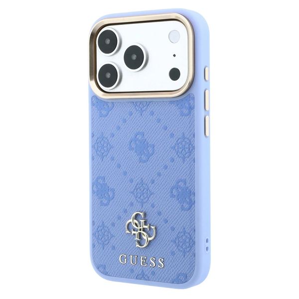 Guess 4G Metal Logo Back Cover MagSafe Apple iPhone 18 Pro Max / 17 Pro Max - Light Blue