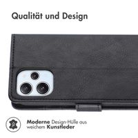 imoshion Luxuriöse Klapphülle Xiaomi Redmi 12 - Schwarz