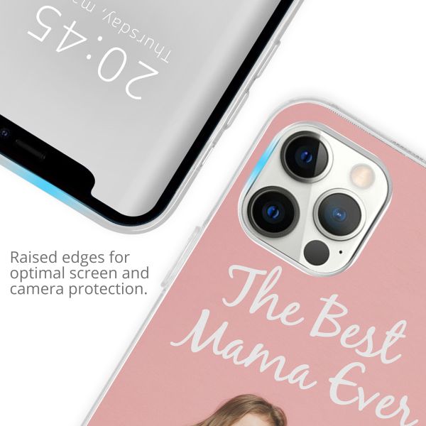 Gestalte deine eigene Apple iPhone 12 (Pro) Gel Hülle - Transparent