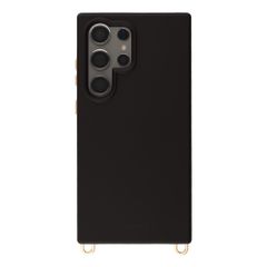 Selencia Rivièra Backcover mit MagSafe mit abnehmbaren Haken Samsung Galaxy S24 Ultra - Velvet Black