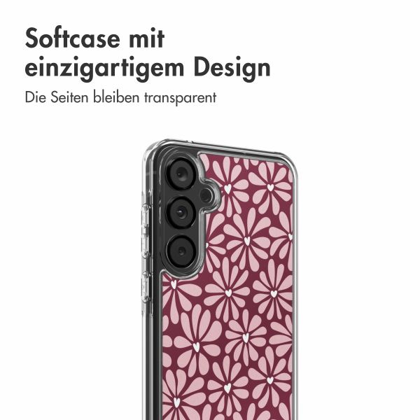 imoshion Design Hülle Samsung Galaxy A55 - Bloom Love Blush