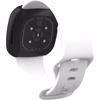 imoshion Silikonband für das  Fitbit Versa 4/ 3 / Sense (2) - Weiß