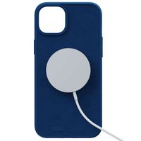 Njorð Collections Wildleder Comfort+ Case MagSafe für das iPhone 15 Plus - Blue