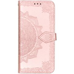 Mandala Klapphülle Rosa für das Huawei P30 Lite