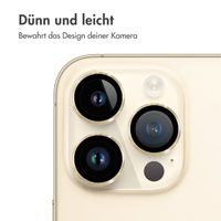 imoshion ﻿2er-Pack Objektivschutz für Kamera für das Apple iPhone 14 Pro / 14 Pro Max - Gold