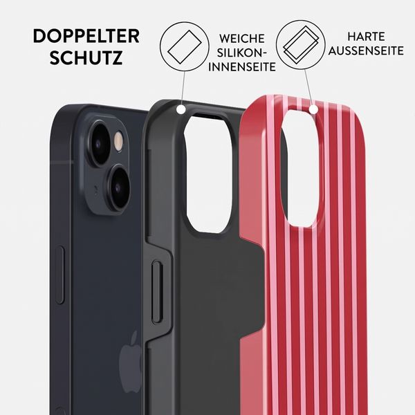 Burga Tough Back Cover MagSafe Apple iPhone 15 - Strawberry Jam
