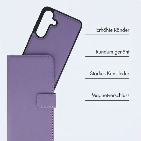 imoshion Herausnehmbare 2-in-1 Luxus-Bookcase Samsung Galaxy S25 - Violett