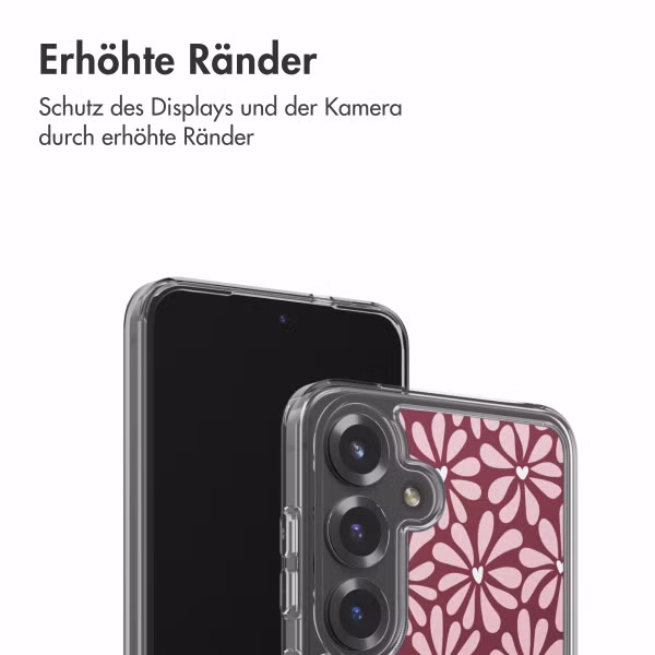 imoshion Design Hülle Samsung Galaxy S25 - Bloom Love Blush