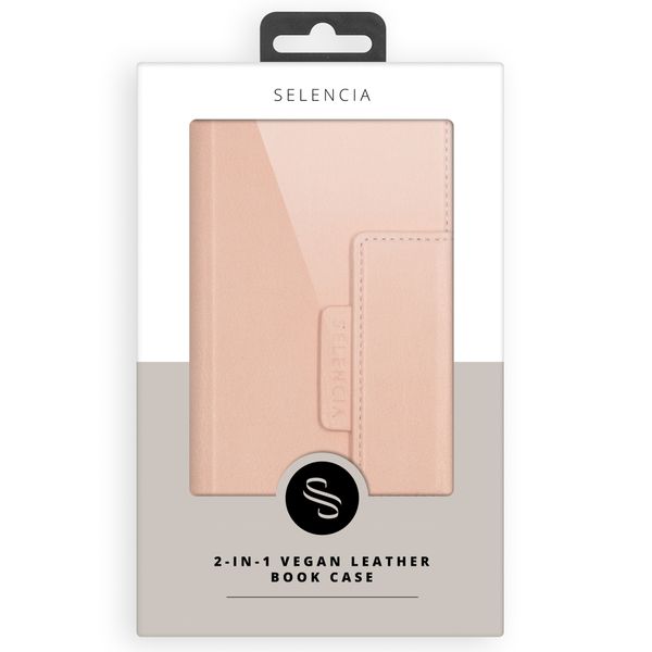 Selencia Klapphülle mit herausnehmbarem Backcover iPhone 13 Pro - Rosa