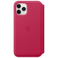 Apple Leather Folio Klapphülle für Apple iPhone 11 Pro - Raspberry