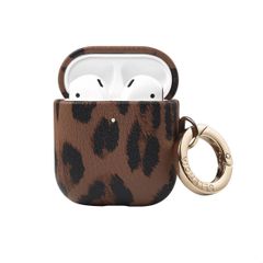 Selencia Sabi Case Apple AirPods 1 / 2 - Leopardenmuster - Mocha Brown