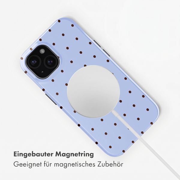 Selencia Vivid Rückabdeckung mit MagSafe Apple iPhone 15 - Happy Dots Digital Sky