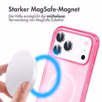 imoshion Sparkle Back Cover mit MagSafe Apple iPhone 17 Pro Max - Rosa