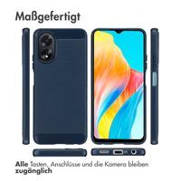 imoshion Brushed Back Cover Oppo A18 / Oppo A38 - Dunkelblau