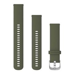 Silikonarmband -   Garmin 20 mm Anschluss - Moss Green