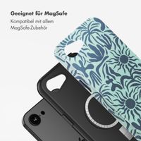 Selencia Vivid Rückabdeckung mit MagSafe Apple iPhone 16e - Tropical Vibes Light Blue
