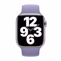 Apple Silikon Solo Loop für das  Apple Watch | 38/40/41/42 mm - Größe 6 - English Lavender