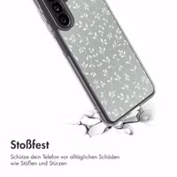 imoshion Design Hülle Samsung Galaxy A26 - Smoke Green Flowers