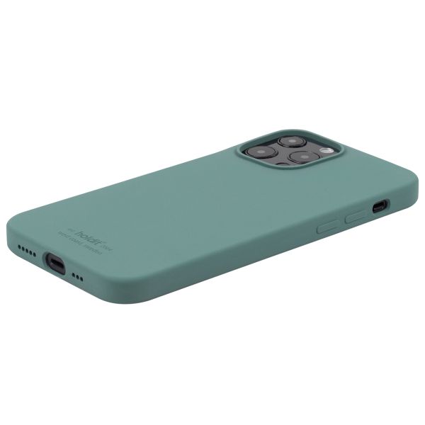 Holdit Silicone Case für das iPhone 13 Pro - Moss Green