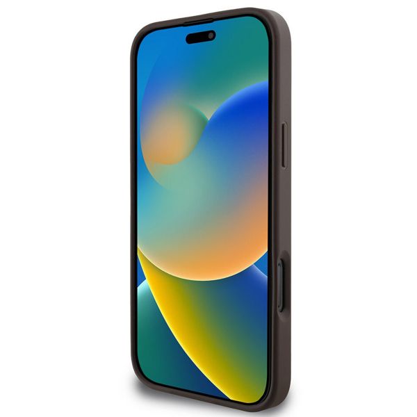 Guess Bottom Stripe 4G Back Cover Apple iPhone 16 Pro - Braun