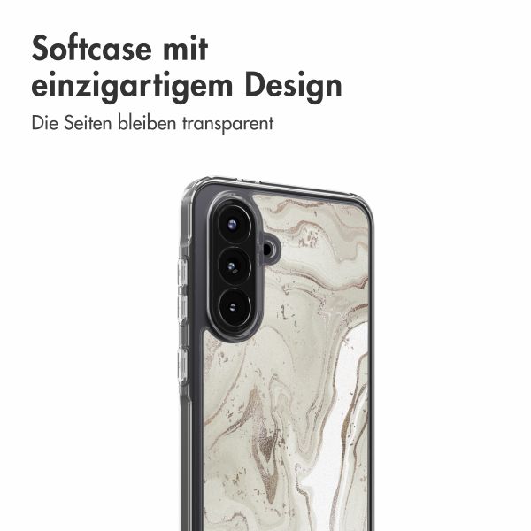 imoshion Design Hülle Samsung Galaxy A56 - Sandy Marble