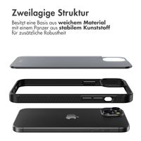 Accezz Rugged Frosted Back Cover Apple iPhone 15 Plus - Schwarz