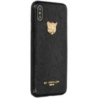 My Jewellery Tiger Softcase Backcover iPhone Xs Max - Schwarz