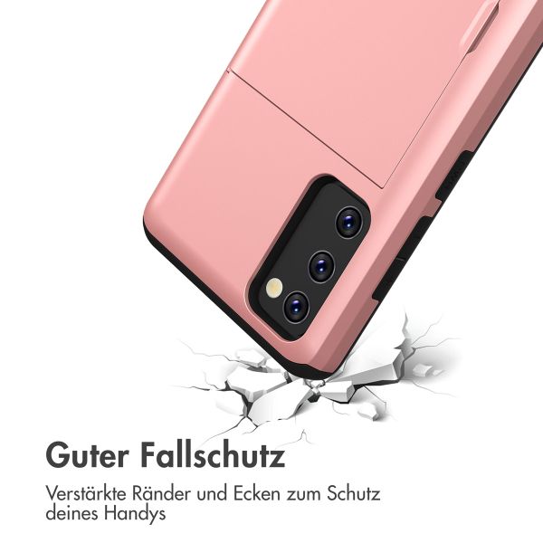 imoshion Backcover mit Kartenfach Samsung Galaxy S20 FE - Rosé gold