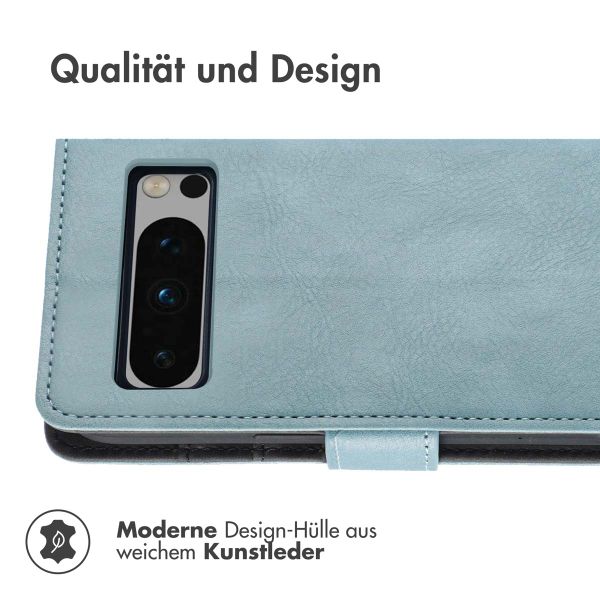 imoshion Luxuriöse Klapphülle Google Pixel 8 Pro - Hellblau