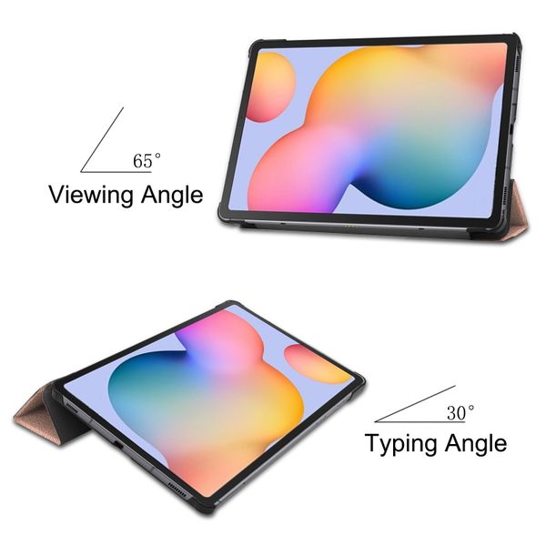 Stand Tablet Klapphülle Roségold Samsung Galaxy Tab S6 Lite / Tab S6 Lite (2022)