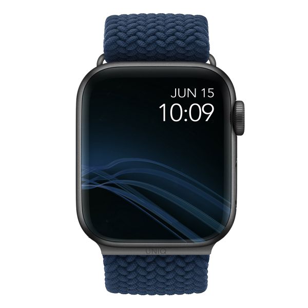 Uniq Aspen Geflochtenes Armband für die Apple Watch Series 1 bis 9 / SE (38/40/41 mm) | Series 10 (42 mm) - Oxford Blue