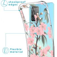 imoshion Design Hülle mit Band Samsung Galaxy A52(s) (5G/4G) - Cherry Blossom