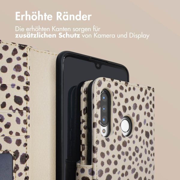 imoshion Design Klapphülle Huawei P30 Lite - Black And White Dots
