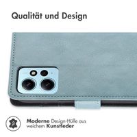 imoshion Luxuriöse Klapphülle für das Xiaomi Redmi Note 12 (4G) - Hellblau