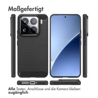 imoshion Brushed Back Cover Xiaomi 15 Pro - Schwarz