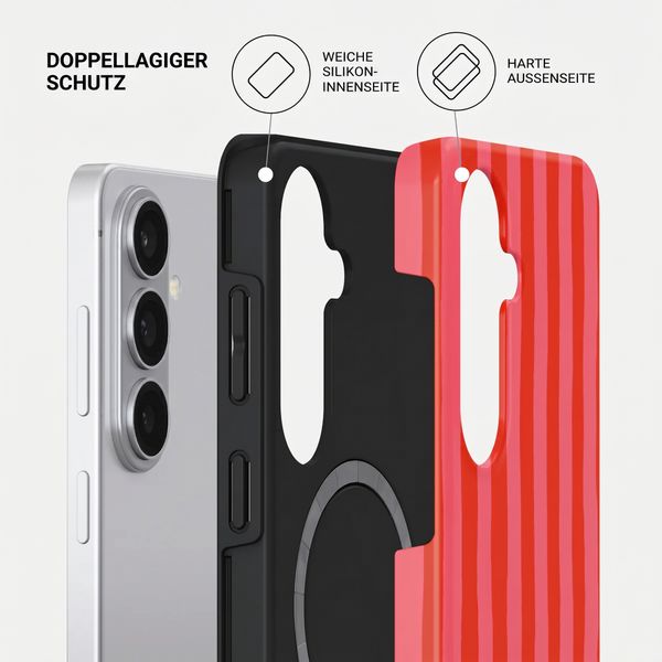 Burga Tough Back Cover MagSafe Samsung Galaxy S26 - Pomegranate