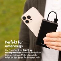 imoshion Ultra Series Aluminium | Powerbank 20.000 mAh - Schnellladen bis 33W - Black